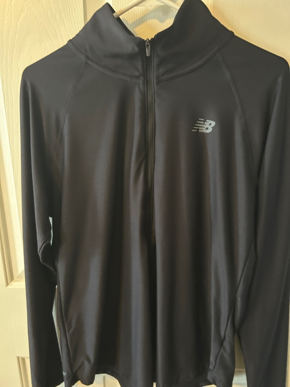 New Balance Black Men's Quarter-Zip Performance Pullover